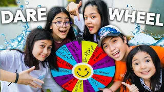 SIBLINGS Spin The DARE Wheel Challenge!! (Grabeng Dares!) | Ranz and Niana