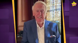 Vin Scully, who called Brooklyn and L.A, Dodgers games for 67 years, makes his debut on Twitter