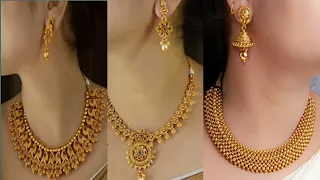 Gorgeous south Indian Gold necklace set designs and latest collection