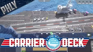 Carrier Deck - USS Ronald Reagan Simulator - Carrier OPS (Carrier Deck Gameplay)