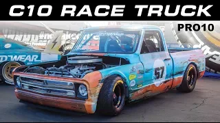 C10 RACE TRUCK - Re-squared and Rebalanced for Road-Racing | Speedhut | Josh Schilling At SEMA