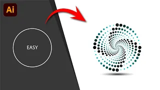 How to create dotted spiral vortex illustrator