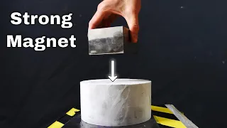 Dropping a Giant Monster Magnet on -196°C Aluminum—Surprising Eddy Current Demonstration