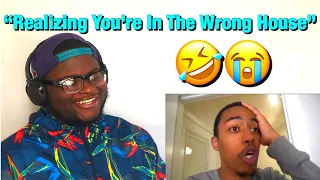 CalebCity "Realizing you're in the WRONG house" REACTION!!!