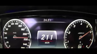 Mercedes S500 W222 0 210 start, sound, разгон