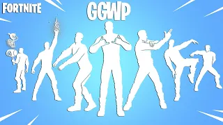 Top 40 Popular Fortnite Dances & Emotes! (Miles Morales, Get Griddy, GGWP, Fast Feet, Ask Me TikTok)