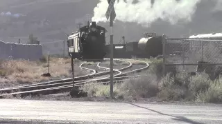 Nevada Northern #40 With the Steptoe Valley Flyer