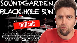 Soundgarden - Black Hole Sun - Drum Cover (with scrolling drum sheet)