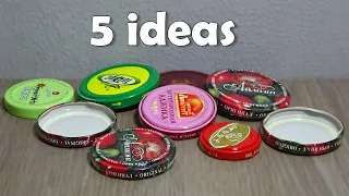 5 stunningly simple ideas from jar lids