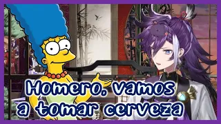 Hakka imita muy bien a Marge Simpson [Holostars]