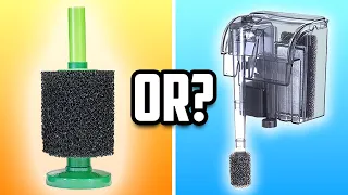 Hang on Back Filters Vs. Sponge Filters: Which Is Best?