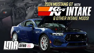 We Dyno The 2024 Mustang GT K&N Intake + Compare to Carbon Trap Delete & High Flow Drop-in Filters