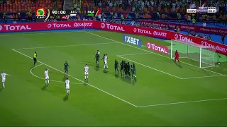 Incredible Free Kick by Mahrez at the last minute 🇩🇿🇳🇬 (Algerie vs Nigeria)