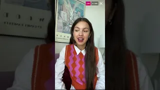 Olivia Rodrigo Full Instagram Live stream  30/06