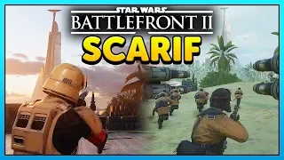 Star Wars Battlefront 2 SCARIF Gameplay + NEW Trooper Skins!