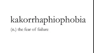 What is Kakorrhaphiophobia