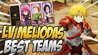 Lostvayne Meliodas BEST TEAMS/UNITS To Use On Global! Seven Deadly Sins Grand Cross