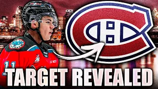 MONTREAL CANADIENS 2024 DRAFT TARGET REVEALED (Habs Top Prospects News & Rumours, Tij Iginla)