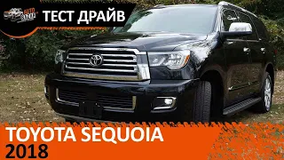 2018 Toyota Sequoia Restyling video test drive in Russian. 2018 Toyota Sequoia Platinum.