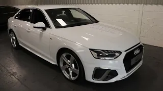 2021 Audi A4 Sline White