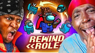 SIDEMEN AMONG US BUT YOU CAN REWIND TIME (REACTION)