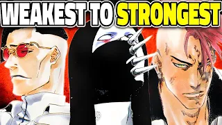 Bleach All Sternritter RANKED Weakest to STRONGEST