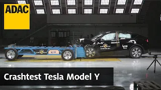 Tesla Model Y im Crashtest | ADAC & Euro NCAP