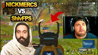 Nickmercs vs Shivfps!! nickmercs fought GOD SHIV for the first time in boomtv tournament!!