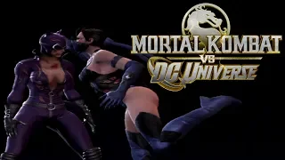 Mortal Kombat Vs DC Universe - Kitana Playthrough - Very Hard (DC Universe)