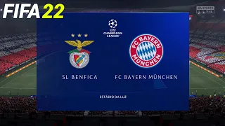 FIFA 22 - SL Benfica vs FC Bayern Munich - UEFA Champions League | PS4