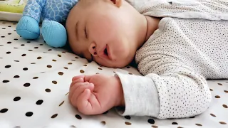 ASMR 1 Hour BABY SLEEPING ASMR Breathing Light Snoring Slight Movements Natural Sounds White Noise