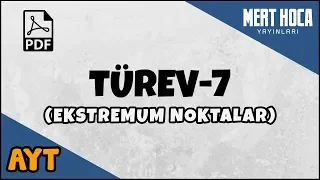 Türev-7 (Ekstremum Noktalar)