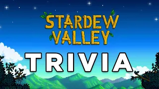 Stardew Valley Trivia Quiz | 20 Questions | Easy → Impossible, How much do you know about Stardew?