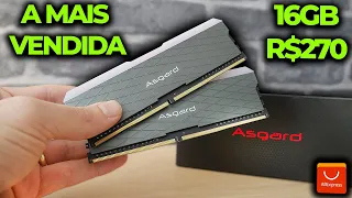 MEMÓRIAS RAM ASGARD DDR4 BARATAS DO ALIEXPRESS, 16GB 3200MHZ SÓ R$270, ISSO É POSSÍVEL? ANÁLISE