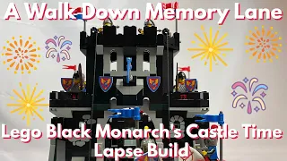 A Special Build: A Walk Down Memory Lane. Lego Black Monarch's Castle Time Lapse Build