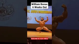 William Bonac Physique Update 6 Weeks Out from 2022 Mr. Olympia