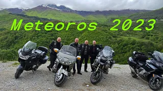 Meteoros 2023. Kelionė motociklais į Graikija.  4K