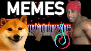 MEMES COMPILATION ON PIANO