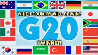 19 G20 Countries & 18 Elimination Stage Marble Race Tournament in Algodoo