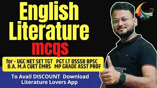 English Literature MCQ for ALL Exams | Literature Lovers | AKSRajveer Sir