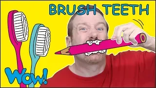 Brush your Teeth Song Story for Kids from Steve and Maggie NEW | Free Speaking Wow English TV