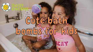 Watch cute girl selecting herself  Daisy Encens mermaid princess bath bomb!