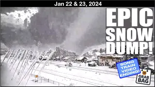 EPIC SNOW DUMP! GENSET MOVE, CONNECTICUT SOUTHERN, EAGLE ON ICE & MORE