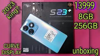 itel s23 plus unboxing the only smartphone with curved super AMOLED display under 15k
