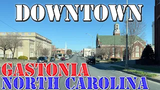 Gastonia - North Carolina - 4K Downtown Drive