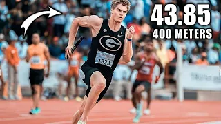 Matthew Boling Drops A Ridiculous Time || 2023 Texas Relays