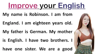 Robinson Crusoe (Part 1) | Improve Your English | Easy Speaking for Beginners