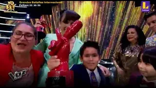 Gianfranco Bustios se convirtió en el ganador de ‘La Voz Kids’