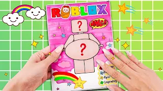 [🐾paper diy🐾] Roblox 로블록스 Pregnant Mother ASMR Blind Bag Outfit 블라인드백 #Roblox | Paper ASMR