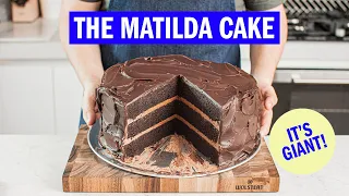 How To Make The GIANT Chocolate Matilda Cake - The Scran Line